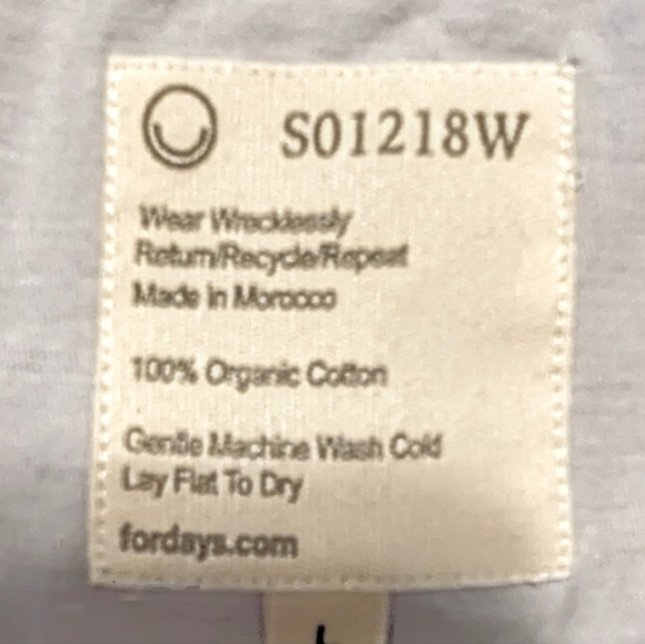 Organic Cotton Daily Tee – Bluelight | L - Picture 3 of 5